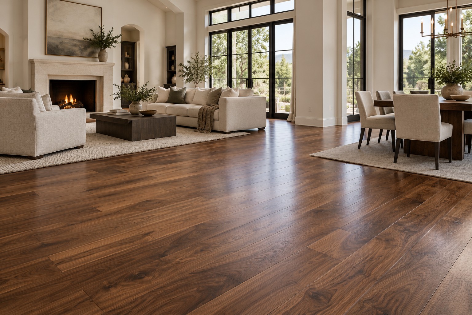 AI-generated design inspiration for Hardwood