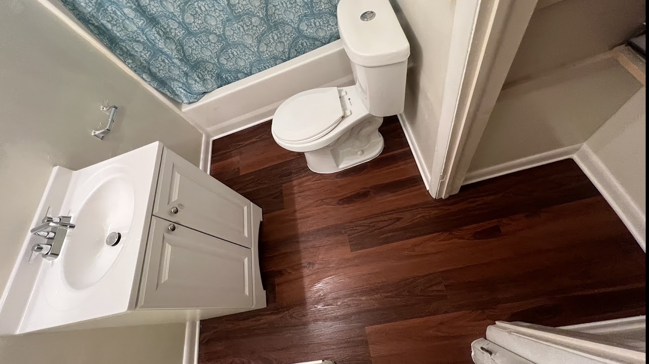 Completed Balmant Construction bathroom renovation